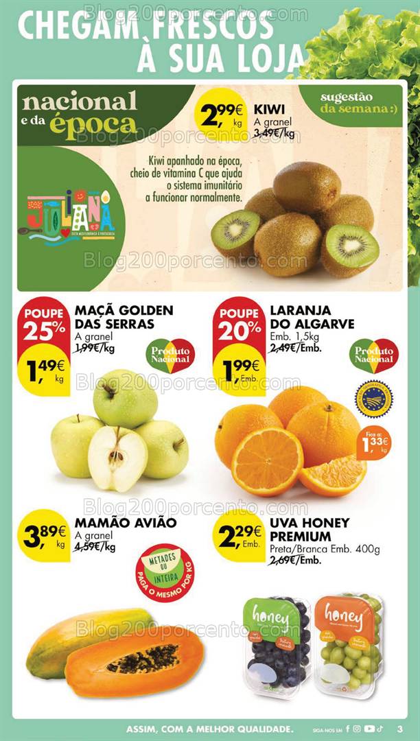 Antevisão Folheto PINGO DOCE Promoções de 3 a 8 janeiro