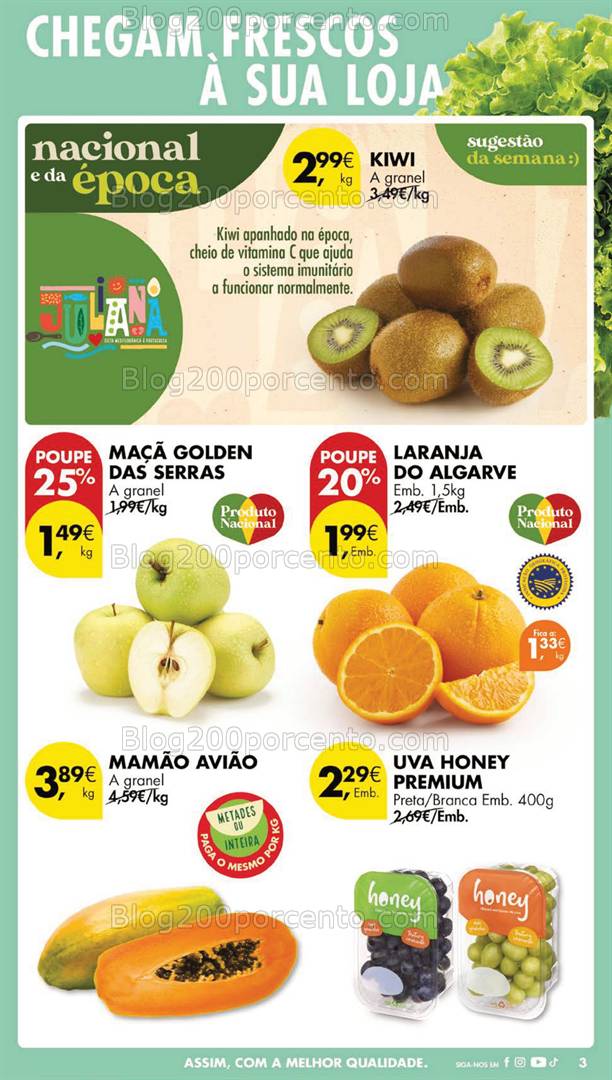 Antevisão Folheto PINGO DOCE Fim de Semana Promoções de 4 a 5 janeiro