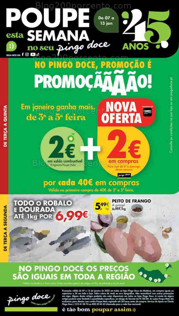 Antevisão Folheto PINGO DOCE Madeira Promoções de 7 a 13 janeiro