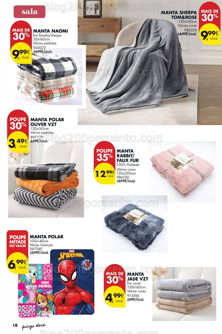 Antevisão Folheto PINGO DOCE Bazar Inverno Promoções de 14 janeiro a 3 fevereiro