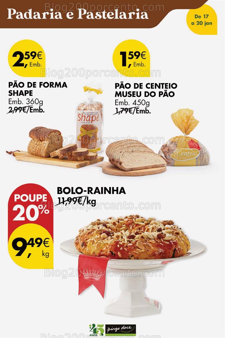 Antevisão Folheto PINGO DOCE Promoções Fim de Semana - 18 e 19 janeiro