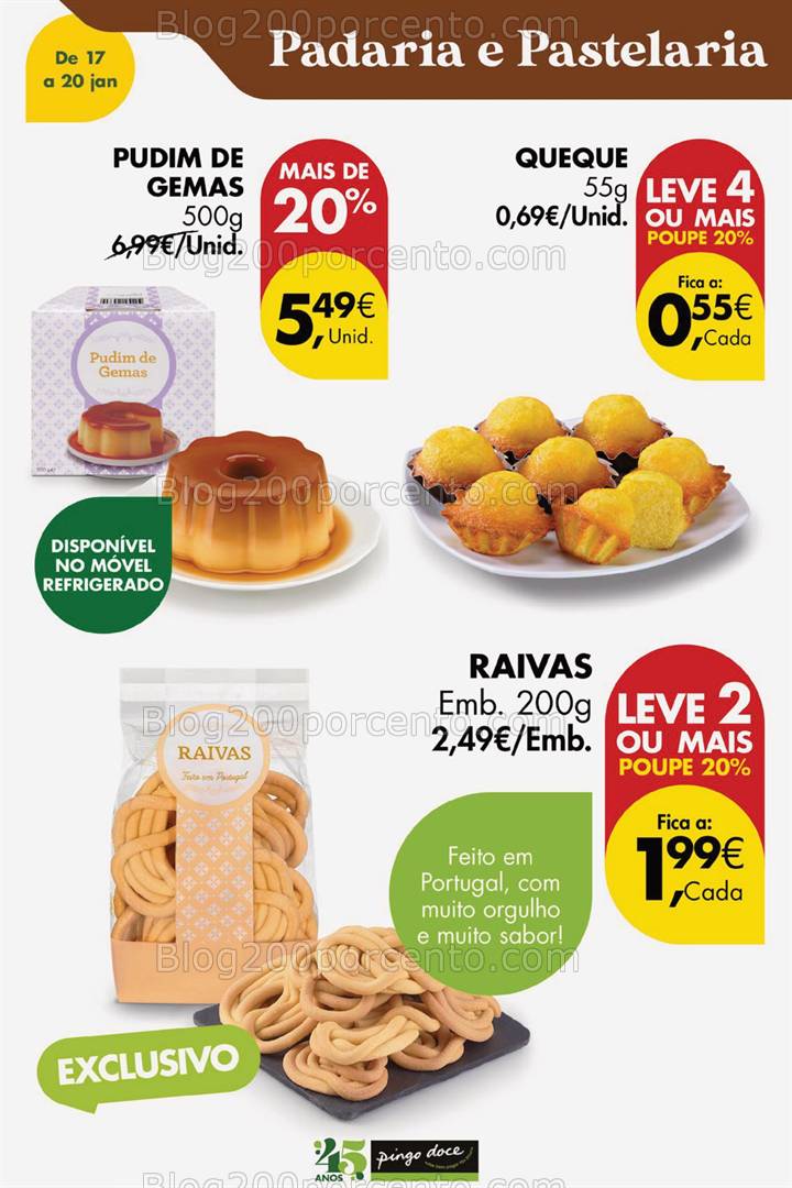 Antevisão Folheto PINGO DOCE Promoções Fim de Semana - 18 e 19 janeiro