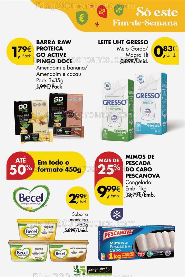 Antevisão Folheto PINGO DOCE Promoções Fim de Semana - 18 e 19 janeiro