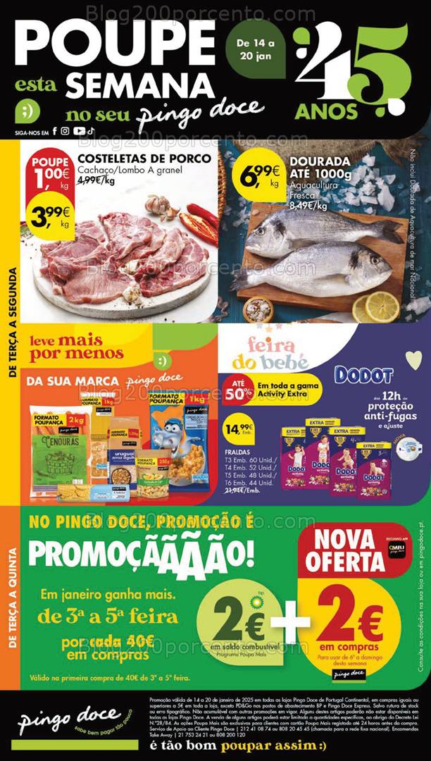 Antevisão Folheto PINGO DOCE Lojas Grandes Promoções de 14 a 20 janeiro