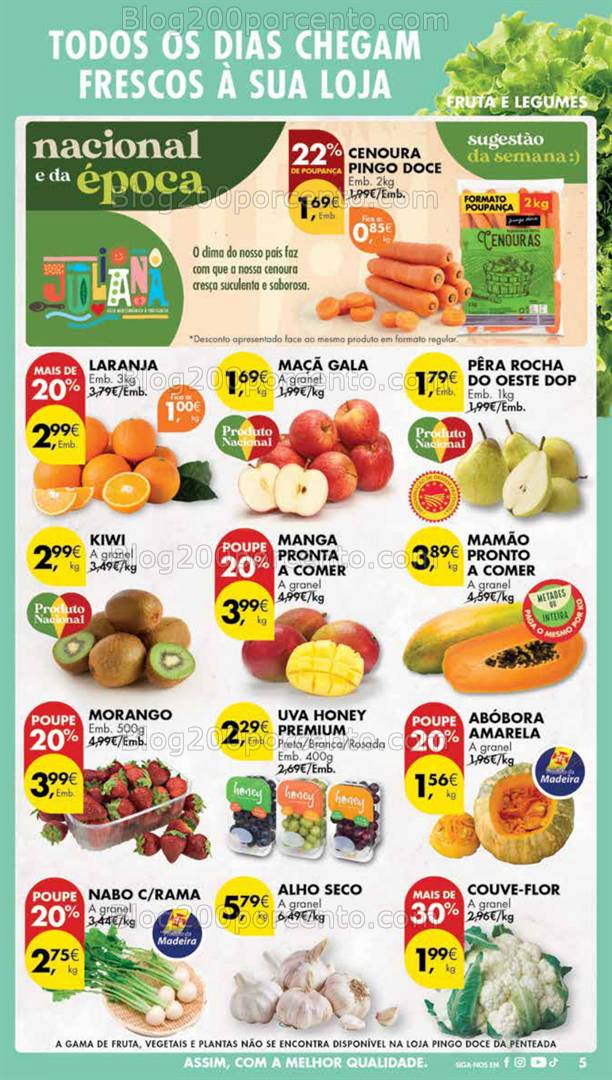 Antevisão Folheto PINGO DOCE Madeira Promoções de 14 a 20 janeiro