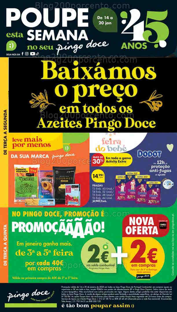 Antevisão Folheto PINGO DOCE Lojas Pequenas Promoções de 14 a 20 janeiro