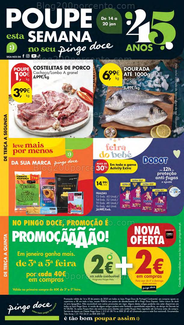 Antevisão Folheto PINGO DOCE Lojas Pequenas Promoções de 14 a 20 janeiro