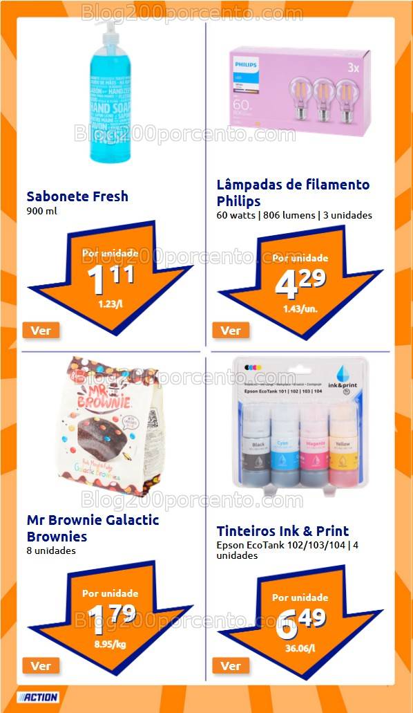 Antevisão Folheto ACTION Promoções de 8 a 14 janeiro