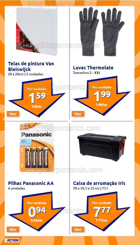 Antevisão Folheto ACTION Promoções de 8 a 14 janeiro