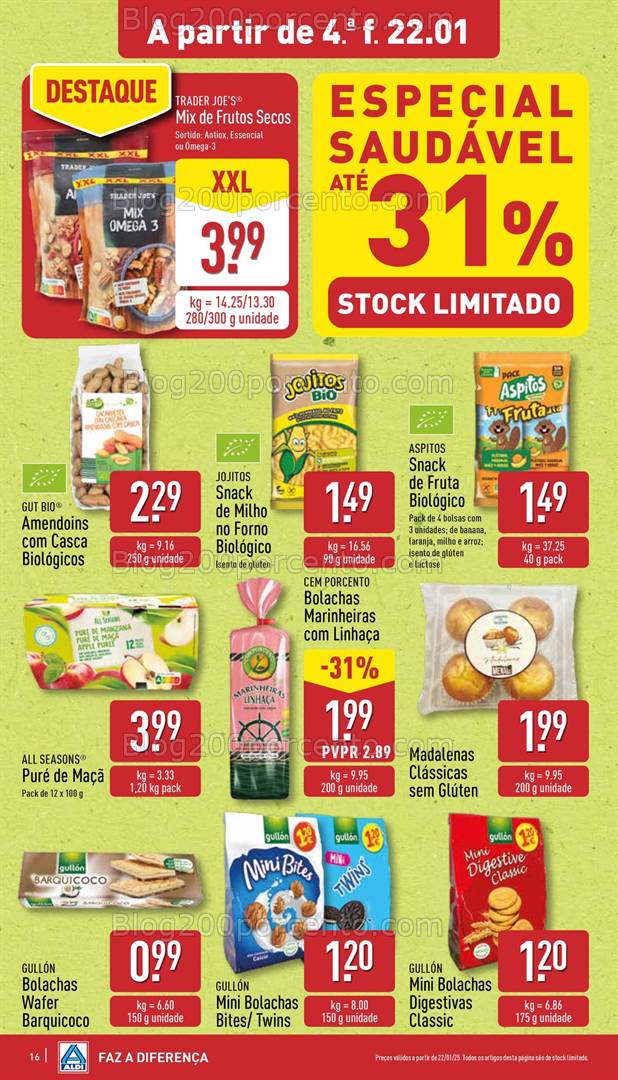 Antevisão Folheto ALDI Promoções de 22 a 28 janeiro