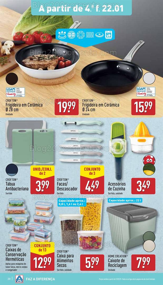 Antevisão Folheto ALDI Promoções de 22 a 28 janeiro