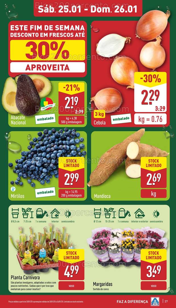 Antevisão Folheto ALDI Promoções de 22 a 28 janeiro