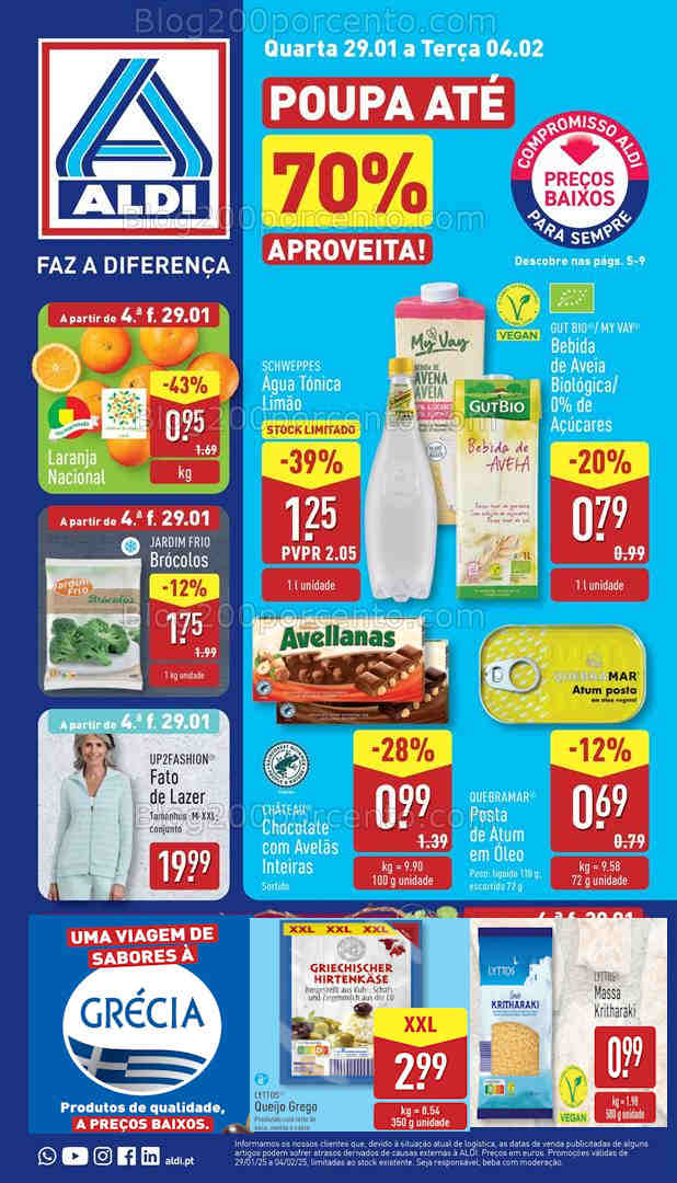 Antevisão Folheto ALDI Promoções de 29 janeiro a 4 fevereiro