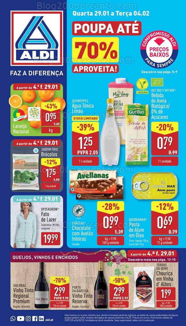 Antevisão Folheto ALDI Promoções de 29 janeiro a 4 fevereiro