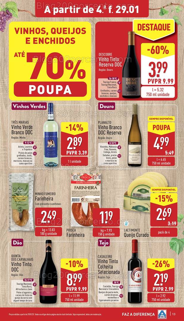 Antevisão Folheto ALDI Promoções de 29 janeiro a 4 fevereiro