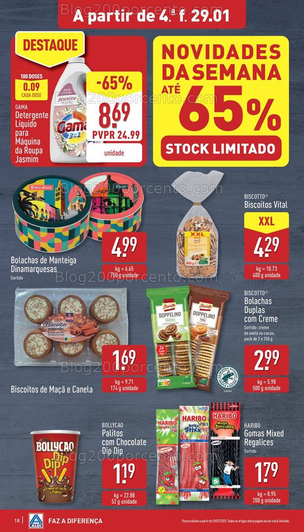 Antevisão Folheto ALDI Promoções de 29 janeiro a 4 fevereiro