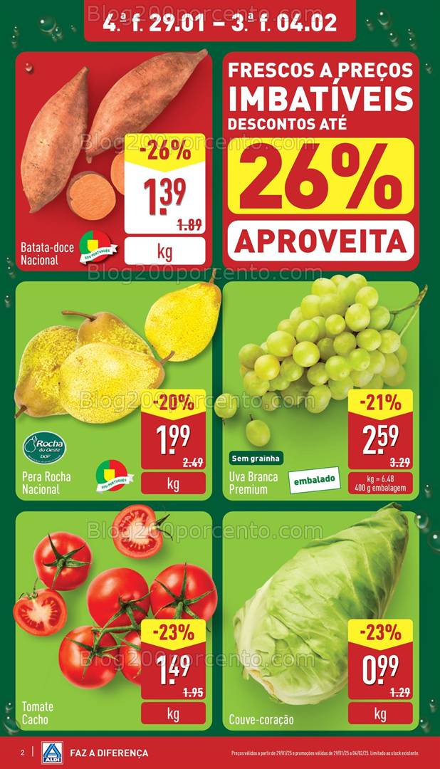 Antevisão Folheto ALDI Promoções de 29 janeiro a 4 fevereiro