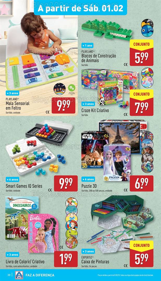 Antevisão Folheto ALDI Promoções de 29 janeiro a 4 fevereiro