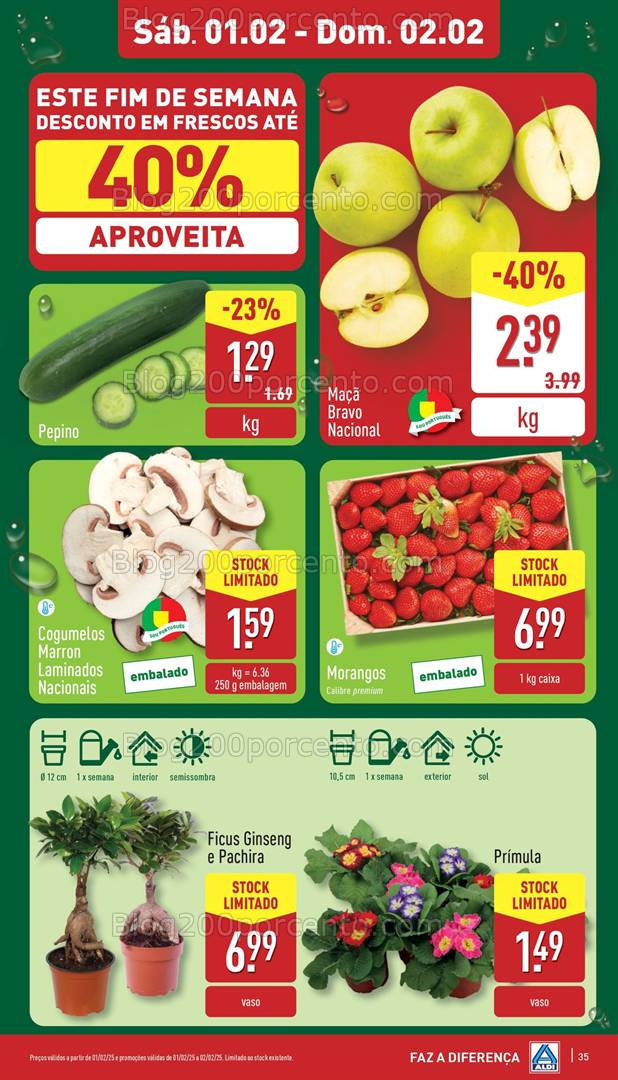 Antevisão Folheto ALDI Promoções de 29 janeiro a 4 fevereiro