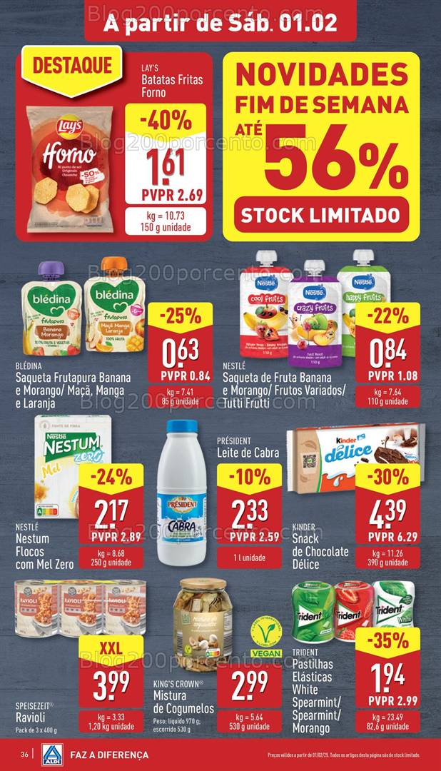 Antevisão Folheto ALDI Promoções de 29 janeiro a 4 fevereiro