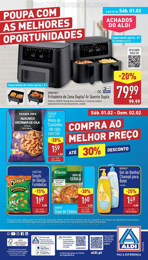 Antevisão Folheto ALDI Bazar Promoções a partir de 1 fevereiro