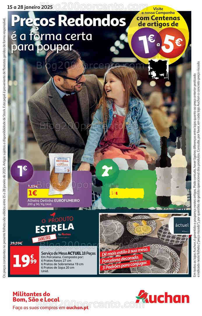 Antevisão Folheto AUCHAN Promoções de 15 a 28 janeiro