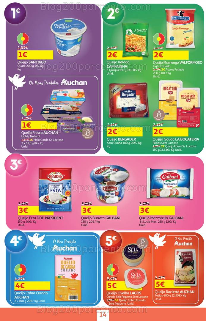 Antevisão Folheto AUCHAN Promoções de 15 a 28 janeiro