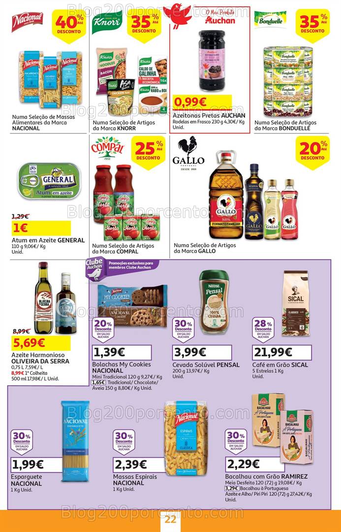 Antevisão Folheto AUCHAN Promoções de 15 a 28 janeiro