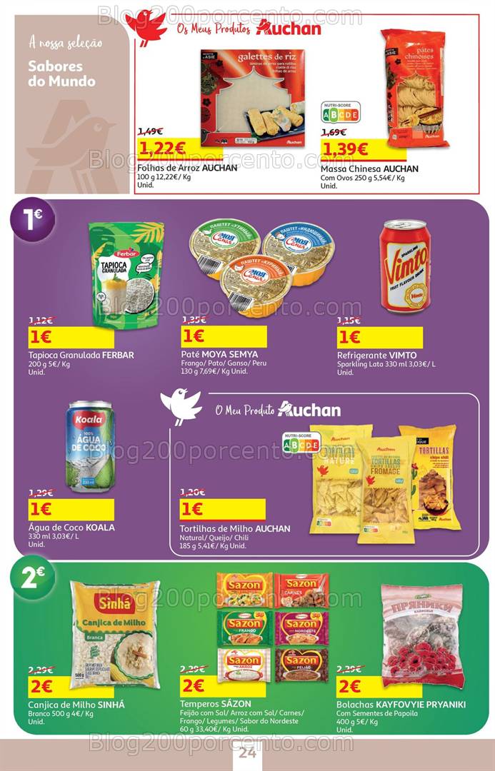 Antevisão Folheto AUCHAN Promoções de 15 a 28 janeiro