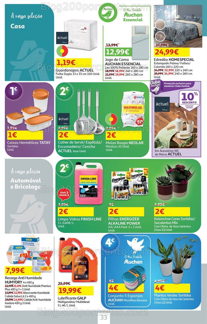 Antevisão Folheto AUCHAN Promoções de 15 a 28 janeiro