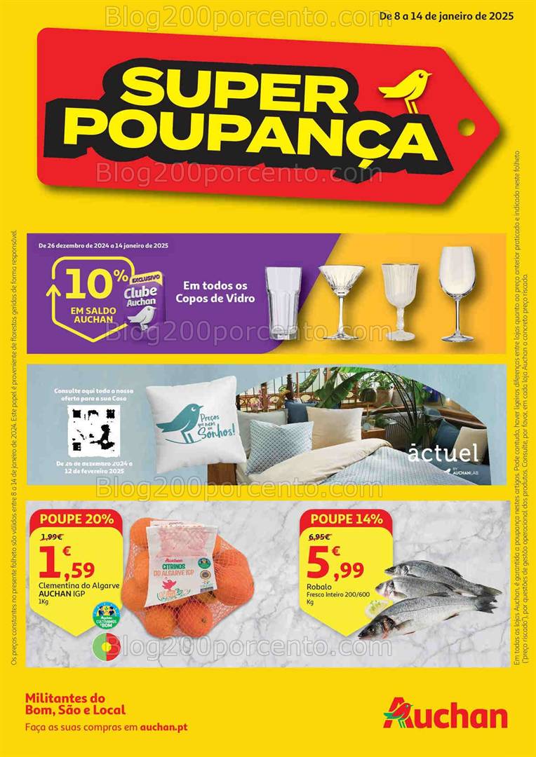 Antevisão Folheto AUCHAN Promoções de 8 a 14 janeiro