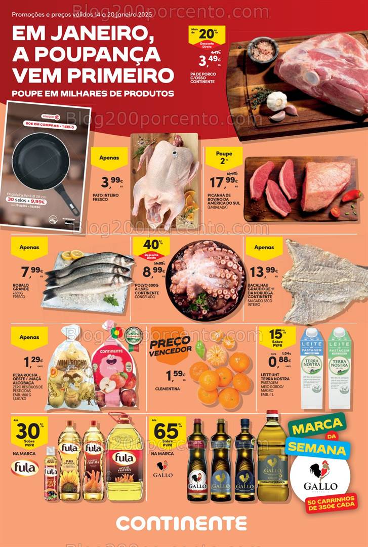 Antevisão Folheto CONTINENTE Bom Dia Promoções de 14 a 20 janeiro