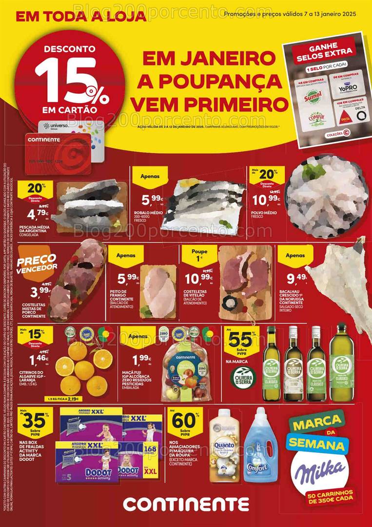 Antevisão Folheto CONTINENTE Promoções de 7 a 13 janeiro