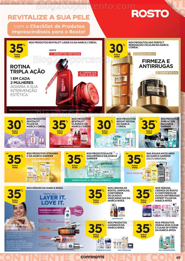 Antevisão Folheto CONTINENTE Beleza Promoções de 20 janeiro a 2 fevereiro