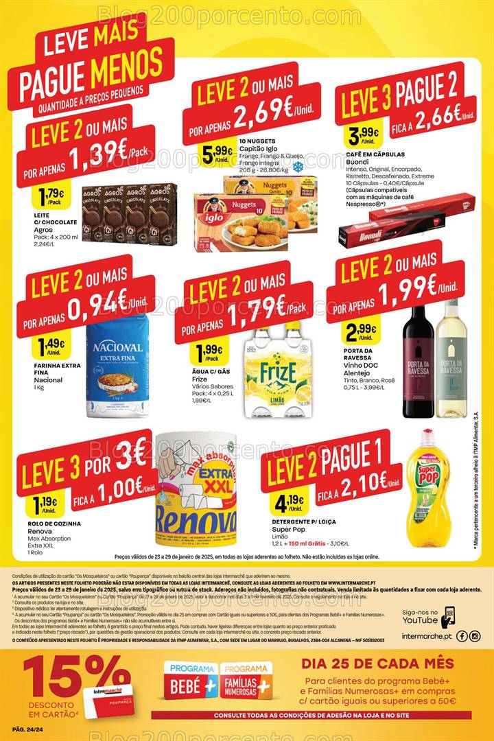 Antevisão Folheto INTERMARCHÉ Super Promoções de 23 a 29 janeiro