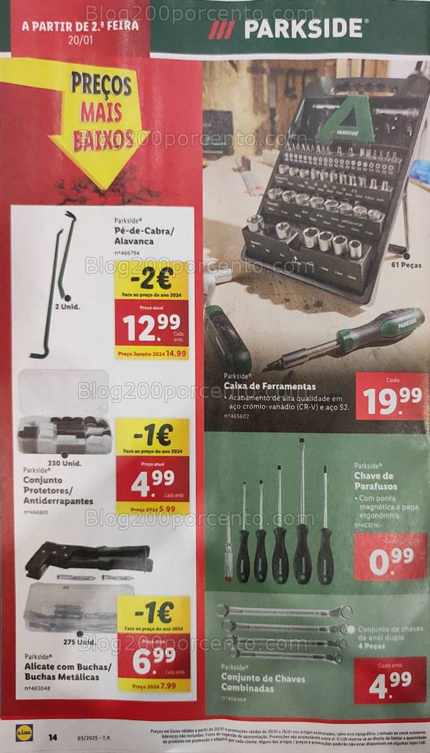 Antevisão Folheto LIDL Promoções de 16 a 22 janeiro