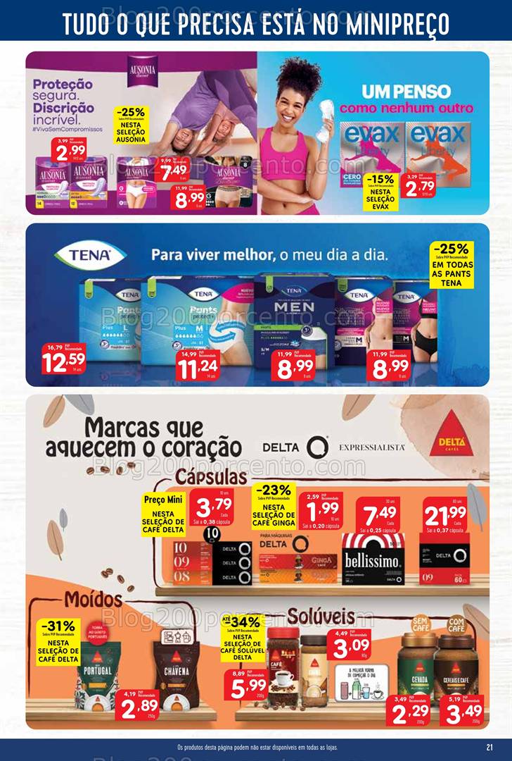 Antevisão Folheto MINIPREÇO Promoções de 16 a 22 janeiro