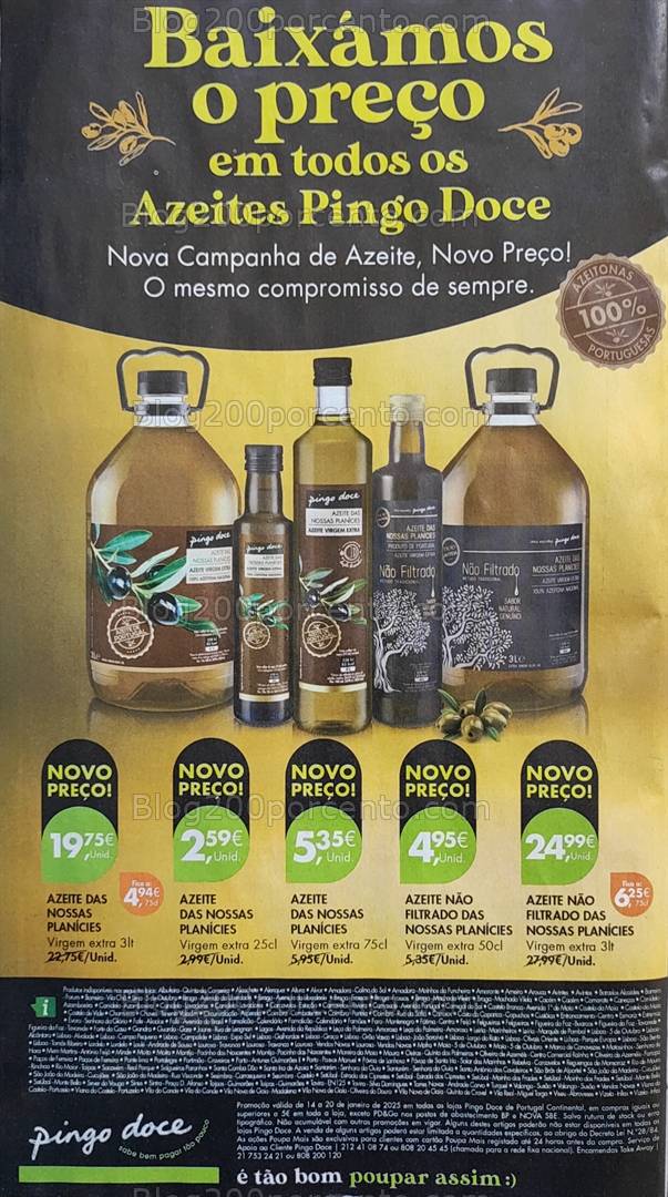 Antevisão Folheto PINGO DOCE Promoções de 14 a 20 janeiro