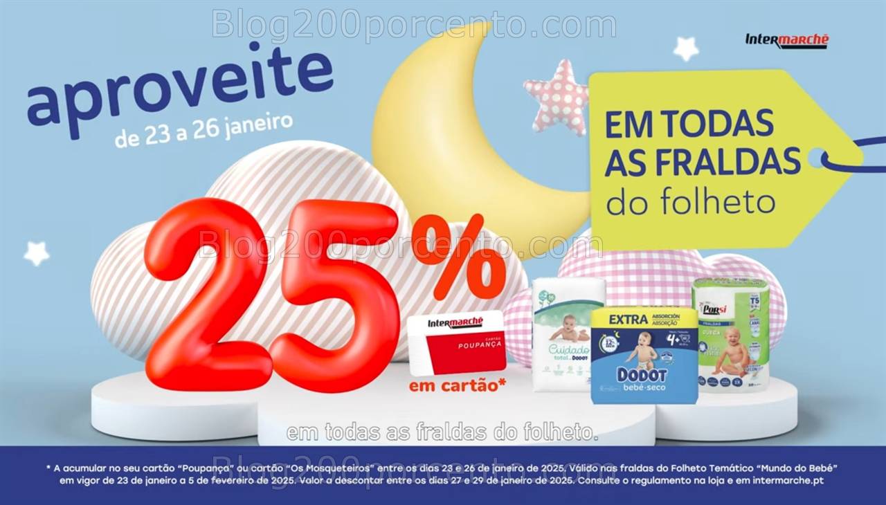 ALERTA - 25% de desconto INTERMARCHÉ Feira do Bebé - 23 a 26 janeiro