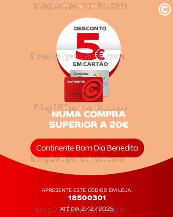 ALERTA - Novos códigos de desconto CONTINENTE Promoções até 13 outubro