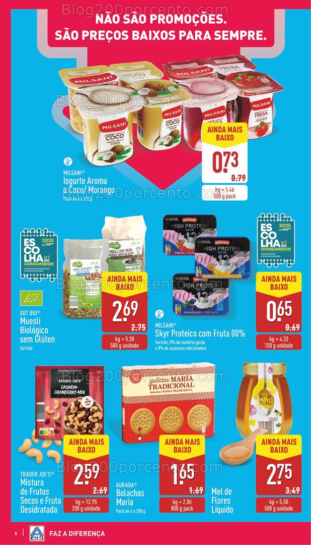 Antevisão Folheto ALDI Preços Baixos Promoções a partir de 30 janeiro