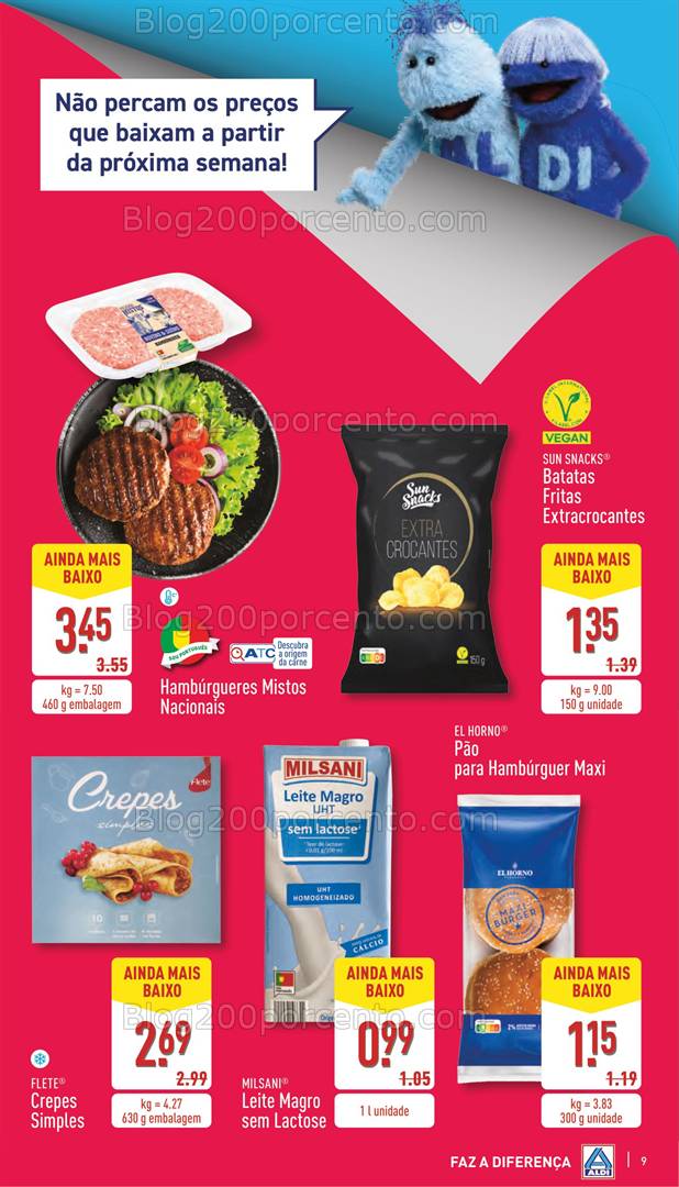 Antevisão Folheto ALDI Preços Baixos Promoções a partir de 30 janeiro