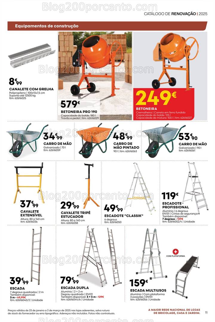 Antevisão Folheto BRICOMARCHÉ Renovação Promoções 23 janeiro a 2 março