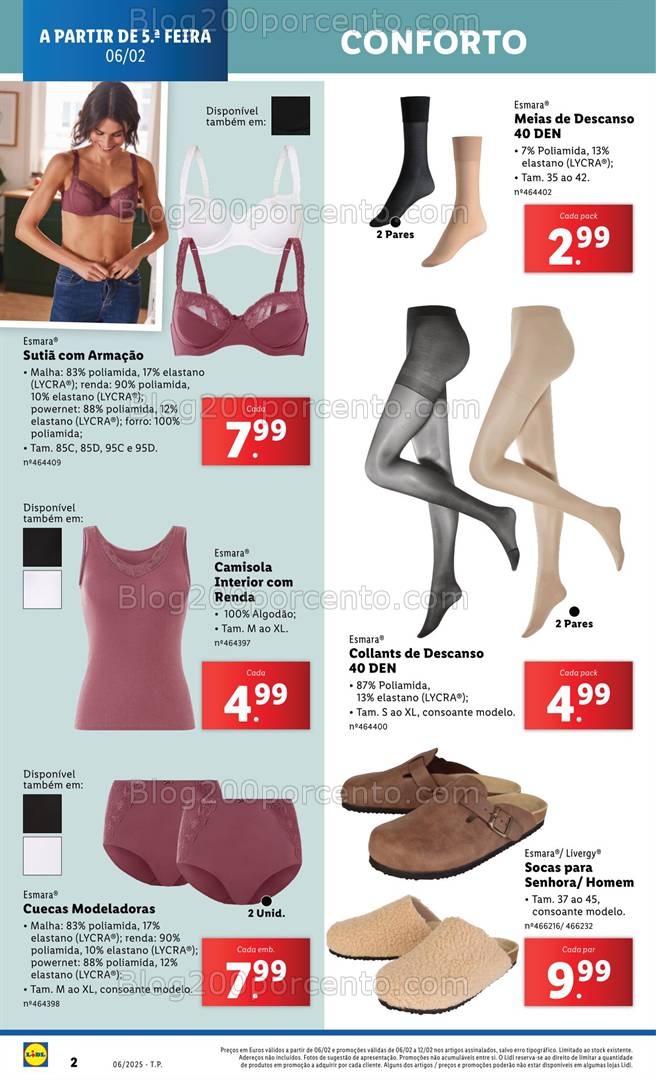 Antevisão Folheto LIDL Bazar Promoções de 6 a 12 fevereiro