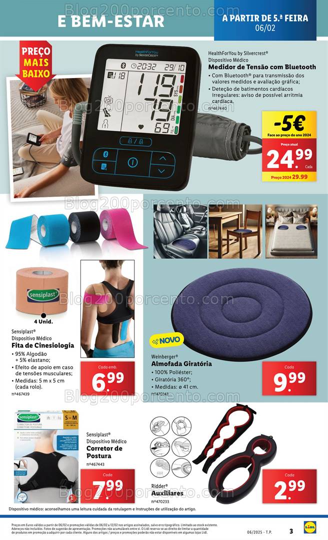 Antevisão Folheto LIDL Bazar Promoções de 6 a 12 fevereiro