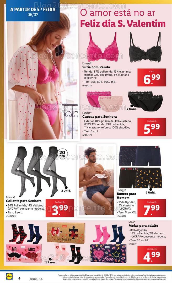 Antevisão Folheto LIDL Bazar Promoções de 6 a 12 fevereiro