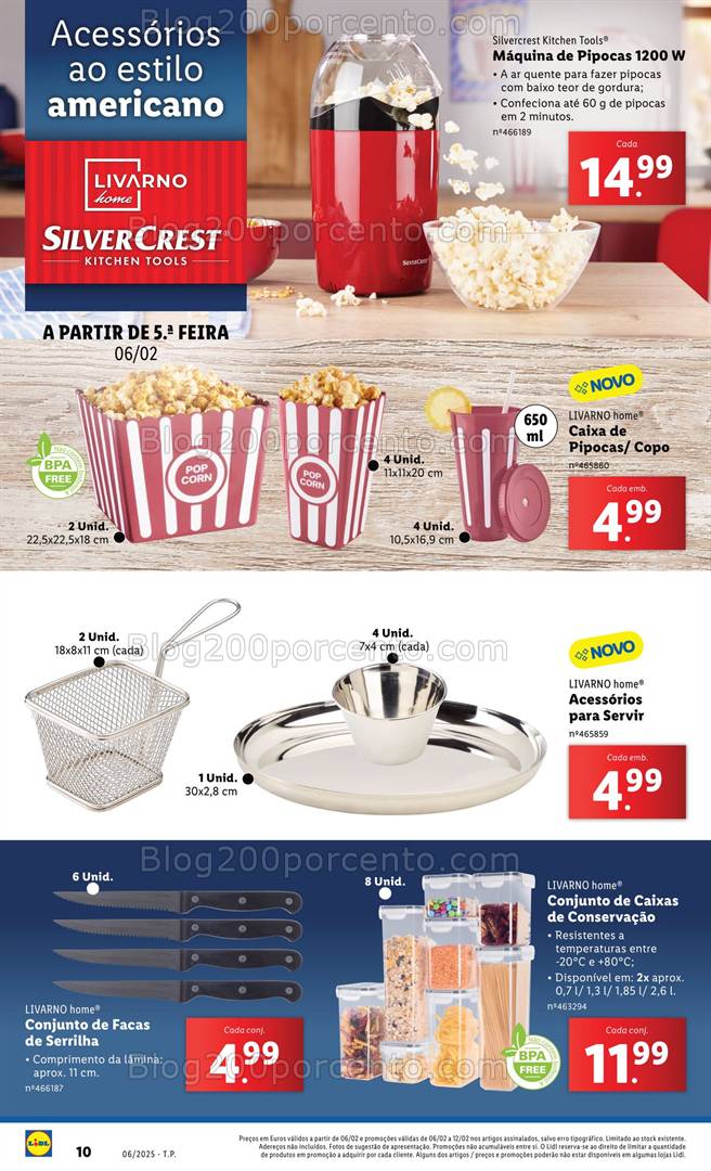 Antevisão Folheto LIDL Bazar Promoções de 6 a 12 fevereiro