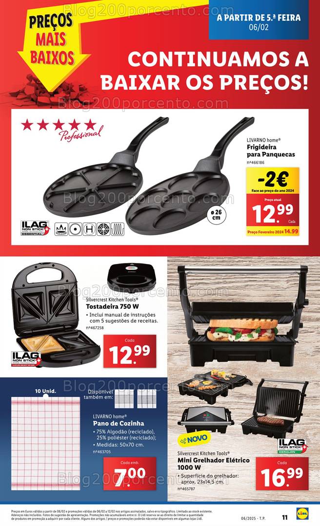 Antevisão Folheto LIDL Bazar Promoções de 6 a 12 fevereiro