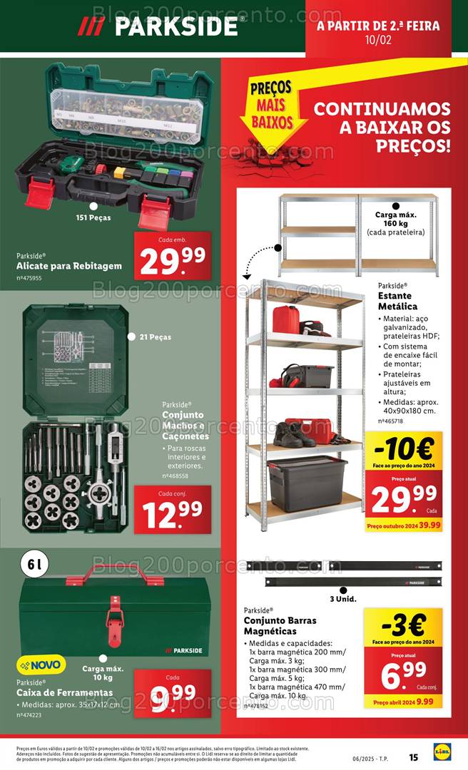 Antevisão Folheto LIDL Bazar Promoções de 6 a 12 fevereiro