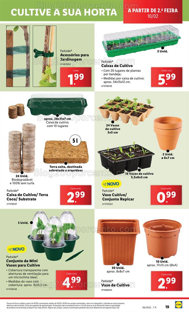 Antevisão Folheto LIDL Bazar Promoções de 6 a 12 fevereiro